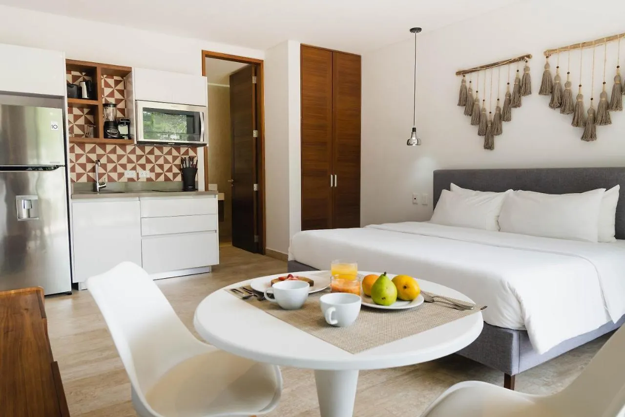 Central Park Modernstudio, Gym, Spa, Wi-Fi, Cowork Tulum Apartment